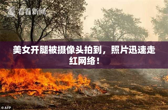 美女开腿被摄像头拍到，照片迅速走红网络！