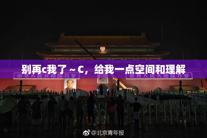 别再c我了～C，给我一点空间和理解