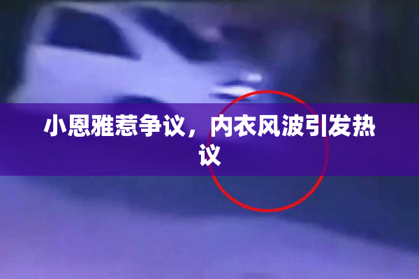 小恩雅惹争议，内衣风波引发热议
