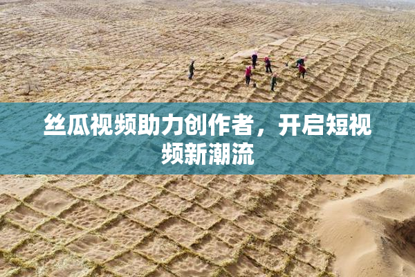 丝瓜视频助力创作者，开启短视频新潮流