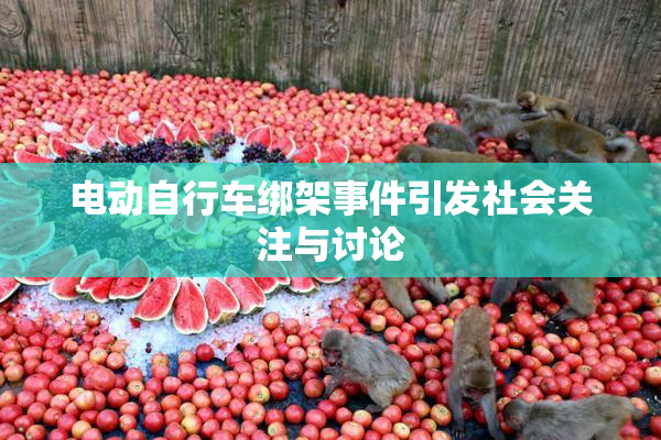 电动自行车绑架事件引发社会关注与讨论