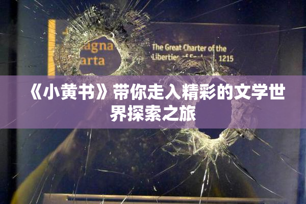 《小黄书》带你走入精彩的文学世界探索之旅