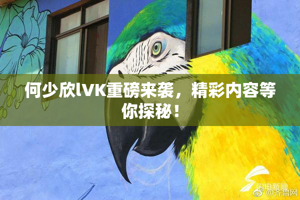 何少欣lVK重磅来袭，精彩内容等你探秘！