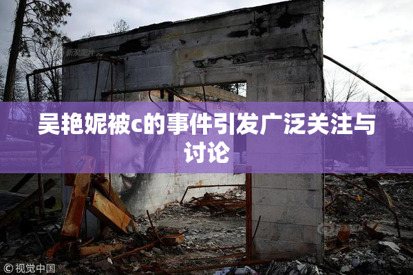 吴艳妮被c的事件引发广泛关注与讨论