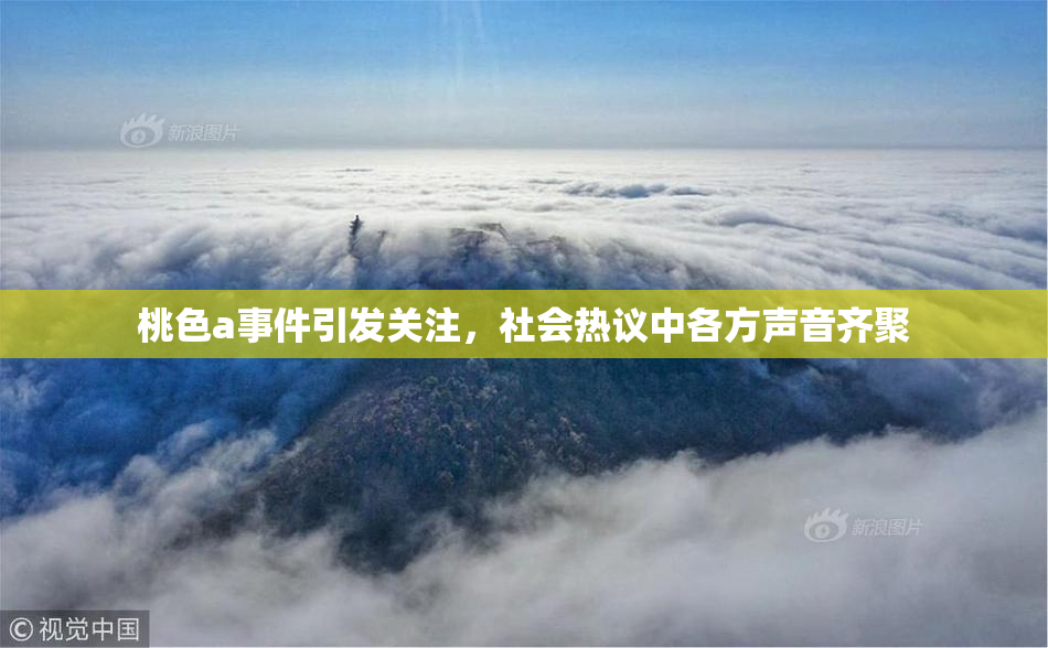 桃色a事件引发关注，社会热议中各方声音齐聚