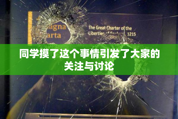同学摸了这个事情引发了大家的关注与讨论