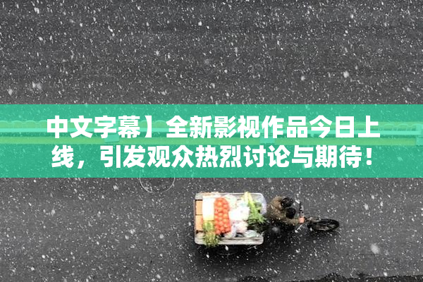 中文字幕】全新影视作品今日上线，引发观众热烈讨论与期待！