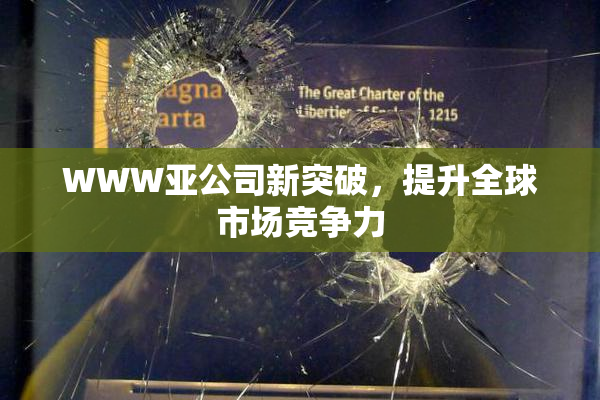 WWW亚公司新突破，提升全球市场竞争力