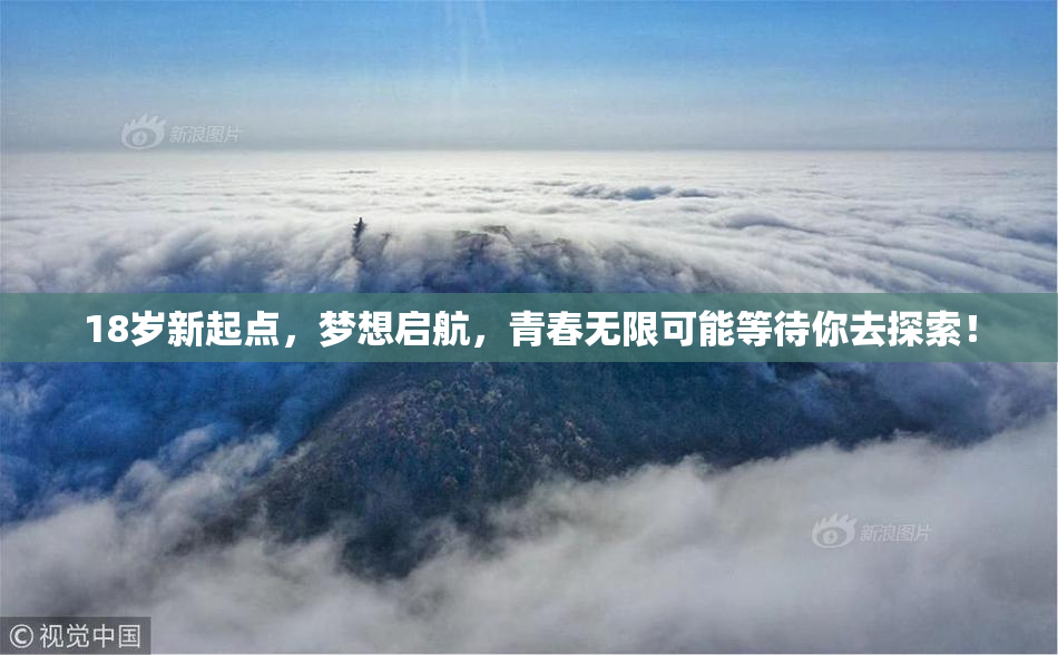 18岁新起点，梦想启航，青春无限可能等待你去探索！