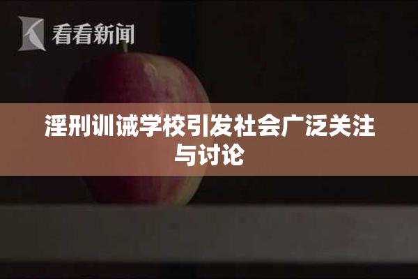 淫刑训诫学校引发社会广泛关注与讨论