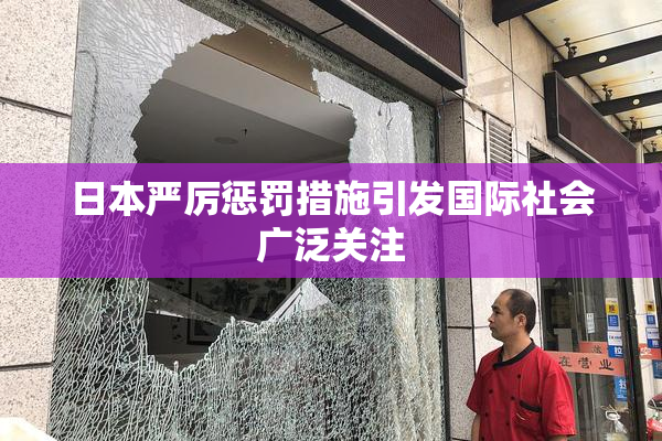 日本严厉惩罚措施引发国际社会广泛关注