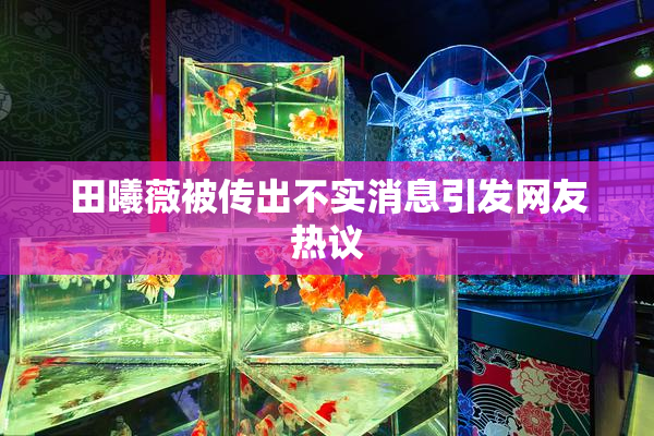 田曦薇被传出不实消息引发网友热议