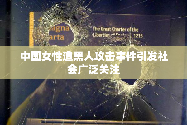 中国女性遭黑人攻击事件引发社会广泛关注