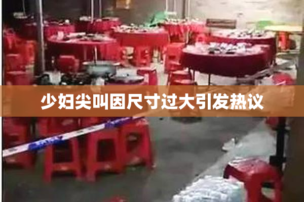 少妇尖叫因尺寸过大引发热议