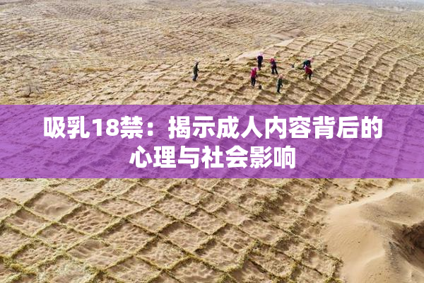 吸乳18禁：揭示成人内容背后的心理与社会影响