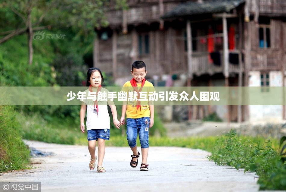 少年与触手幽默互动引发众人围观