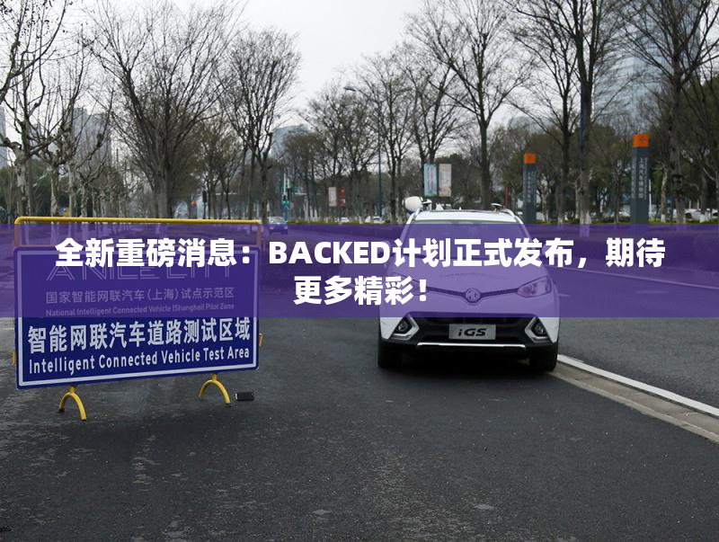 全新重磅消息：BACKED计划正式发布，期待更多精彩！