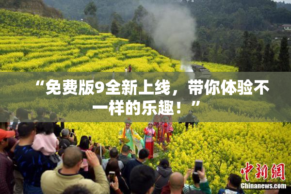 “免费版9全新上线，带你体验不一样的乐趣！”