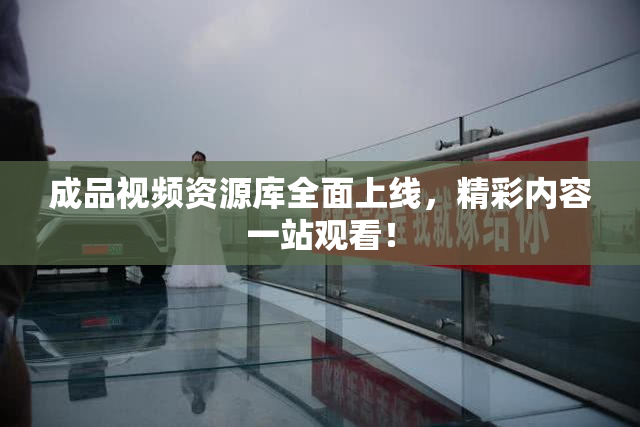 成品视频资源库全面上线，精彩内容一站观看！