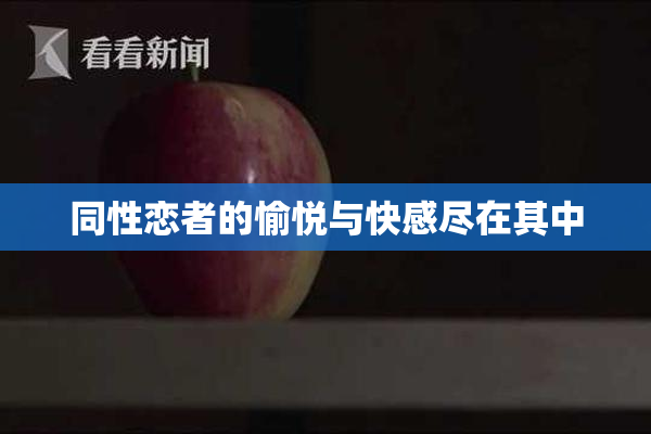 同性恋者的愉悦与快感尽在其中