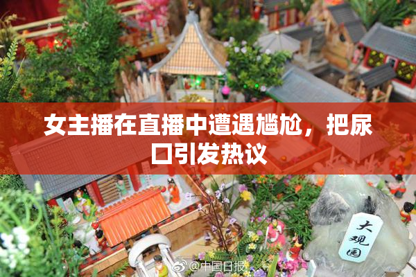 女主播在直播中遭遇尴尬，把尿囗引发热议