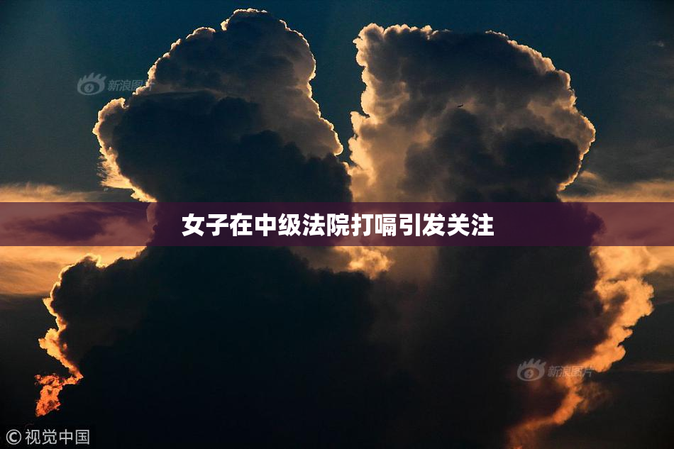 女子在中级法院打嗝引发关注