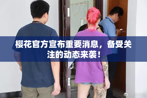 樱花官方宣布重要消息，备受关注的动态来袭！