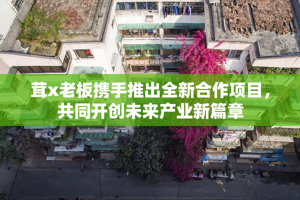 茸x老板携手推出全新合作项目，共同开创未来产业新篇章
