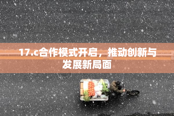 17.c合作模式开启，推动创新与发展新局面