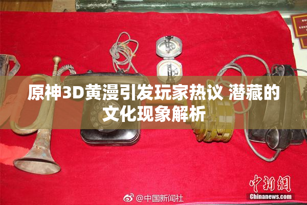 原神3D黄漫引发玩家热议 潜藏的文化现象解析