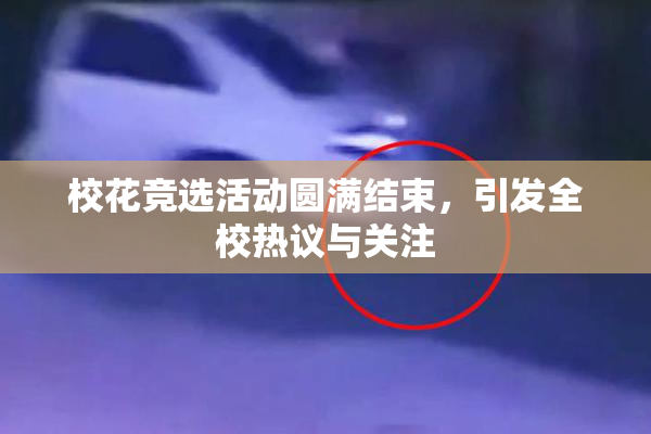 校花竞选活动圆满结束，引发全校热议与关注