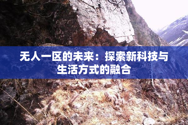 无人一区的未来：探索新科技与生活方式的融合