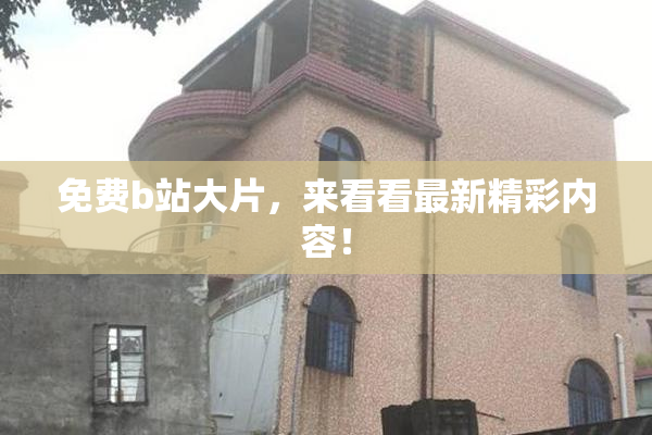 免费b站大片，来看看最新精彩内容！