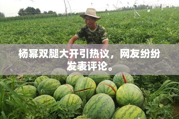 杨幂双腿大开引热议，网友纷纷发表评论。
