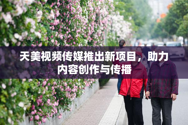 天美视频传媒推出新项目，助力内容创作与传播