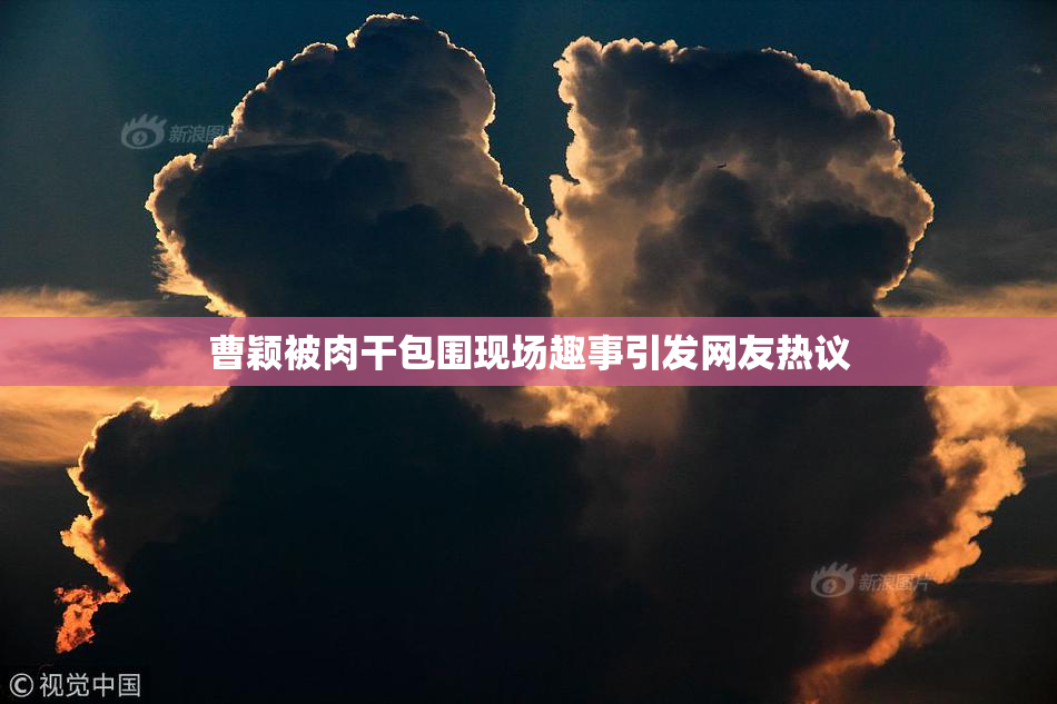 曹颖被肉干包围现场趣事引发网友热议