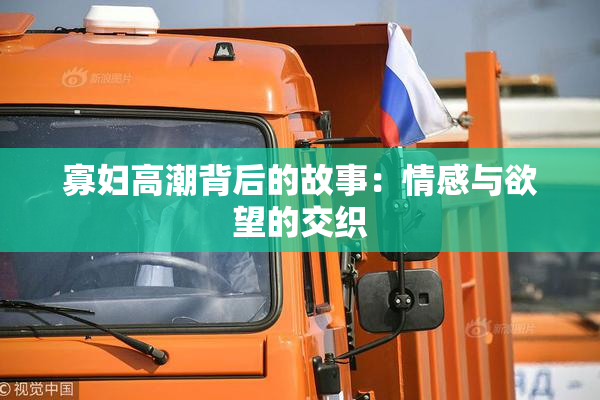 寡妇高潮背后的故事：情感与欲望的交织