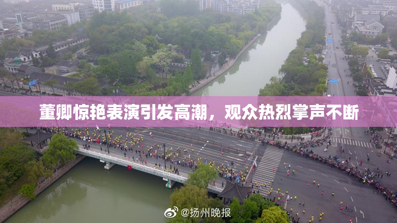 董卿惊艳表演引发高潮，观众热烈掌声不断