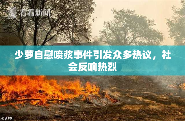 少萝自慰喷浆事件引发众多热议，社会反响热烈
