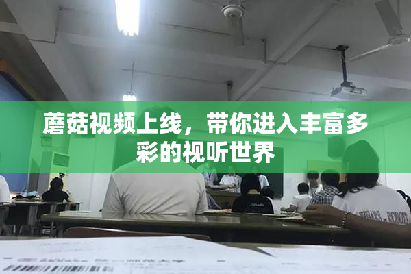 蘑菇视频上线，带你进入丰富多彩的视听世界
