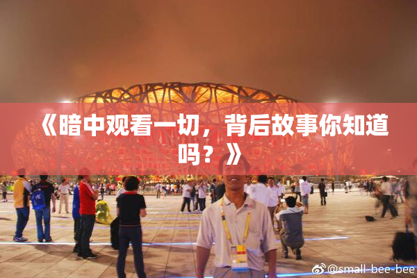 《暗中观看一切，背后故事你知道吗？》