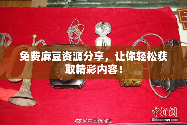 免费麻豆资源分享，让你轻松获取精彩内容！