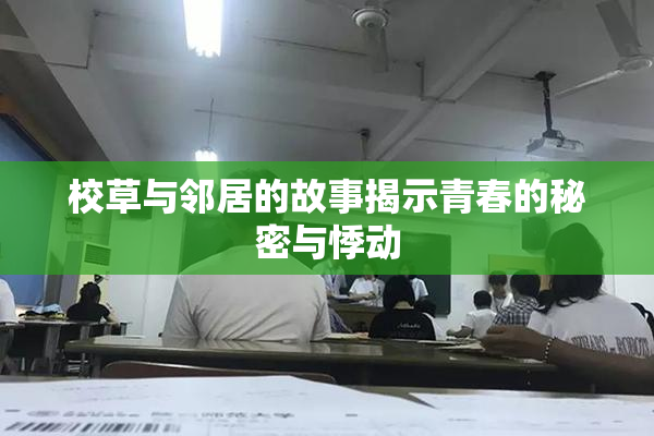 校草与邻居的故事揭示青春的秘密与悸动