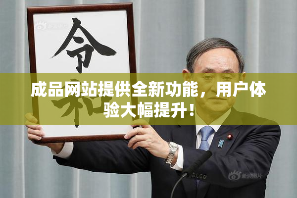 成品网站提供全新功能，用户体验大幅提升！