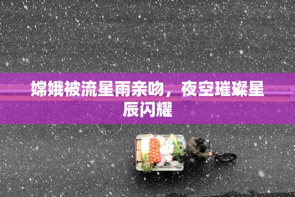 嫦娥被流星雨亲吻，夜空璀璨星辰闪耀