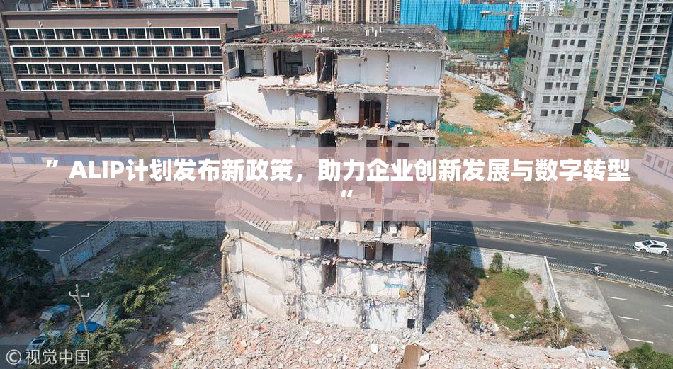 ”ALIP计划发布新政策，助力企业创新发展与数字转型“