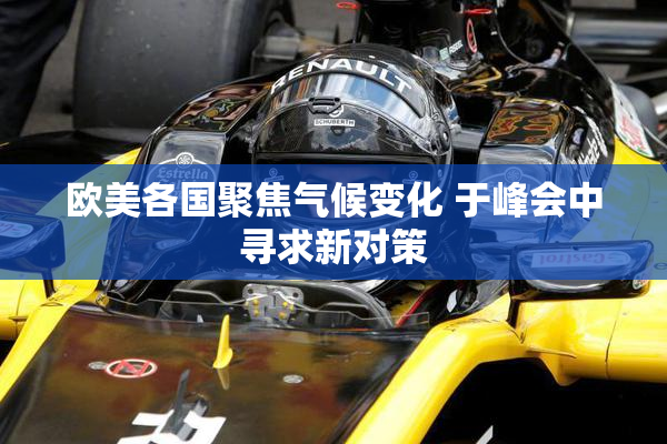 欧美各国聚焦气候变化 于峰会中寻求新对策