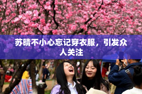 苏晴不小心忘记穿衣服，引发众人关注