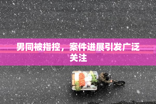 男同被指控，案件进展引发广泛关注