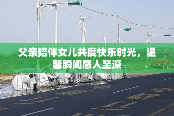 父亲陪伴女儿共度快乐时光，温馨瞬间感人至深
